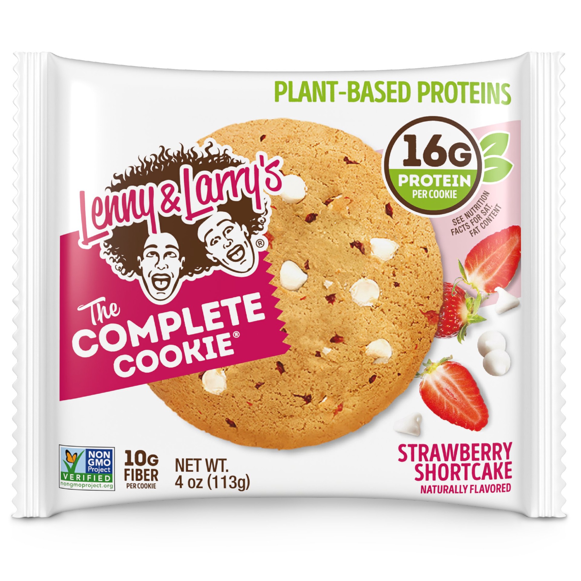 slide 1 of 1, Lenny & Larry's Strawberry Shortcake Cookie, 4 oz