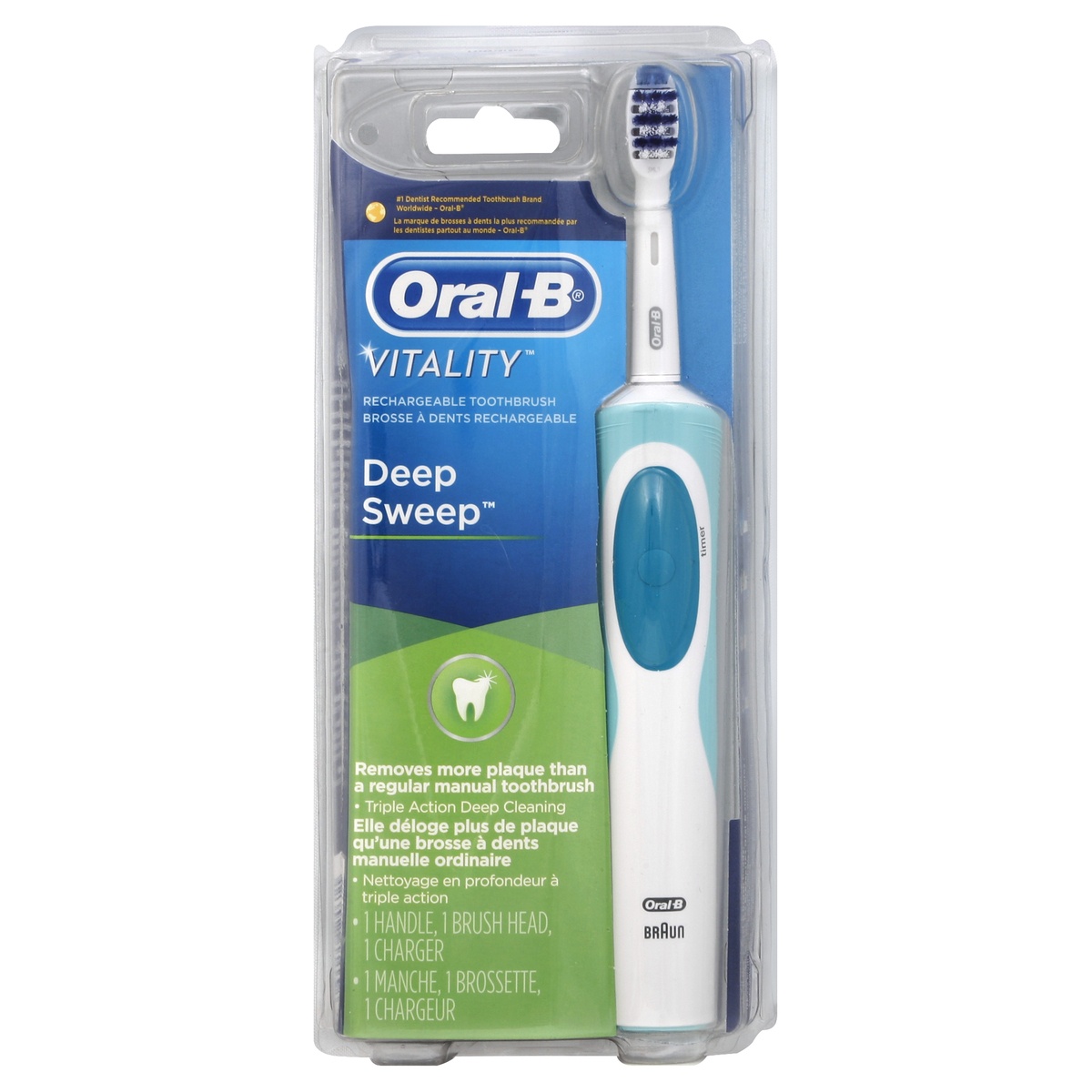 slide 1 of 1, Oral-B Rechargeable Toothbrush 1 ea, 1 ct