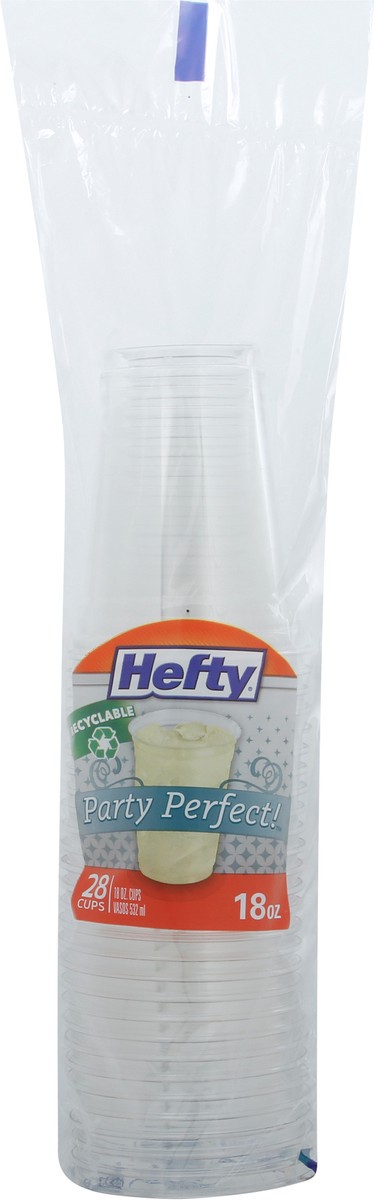 slide 3 of 9, Hefty Party Perfect 18 Ounces Cups 28 ea, 28 ct