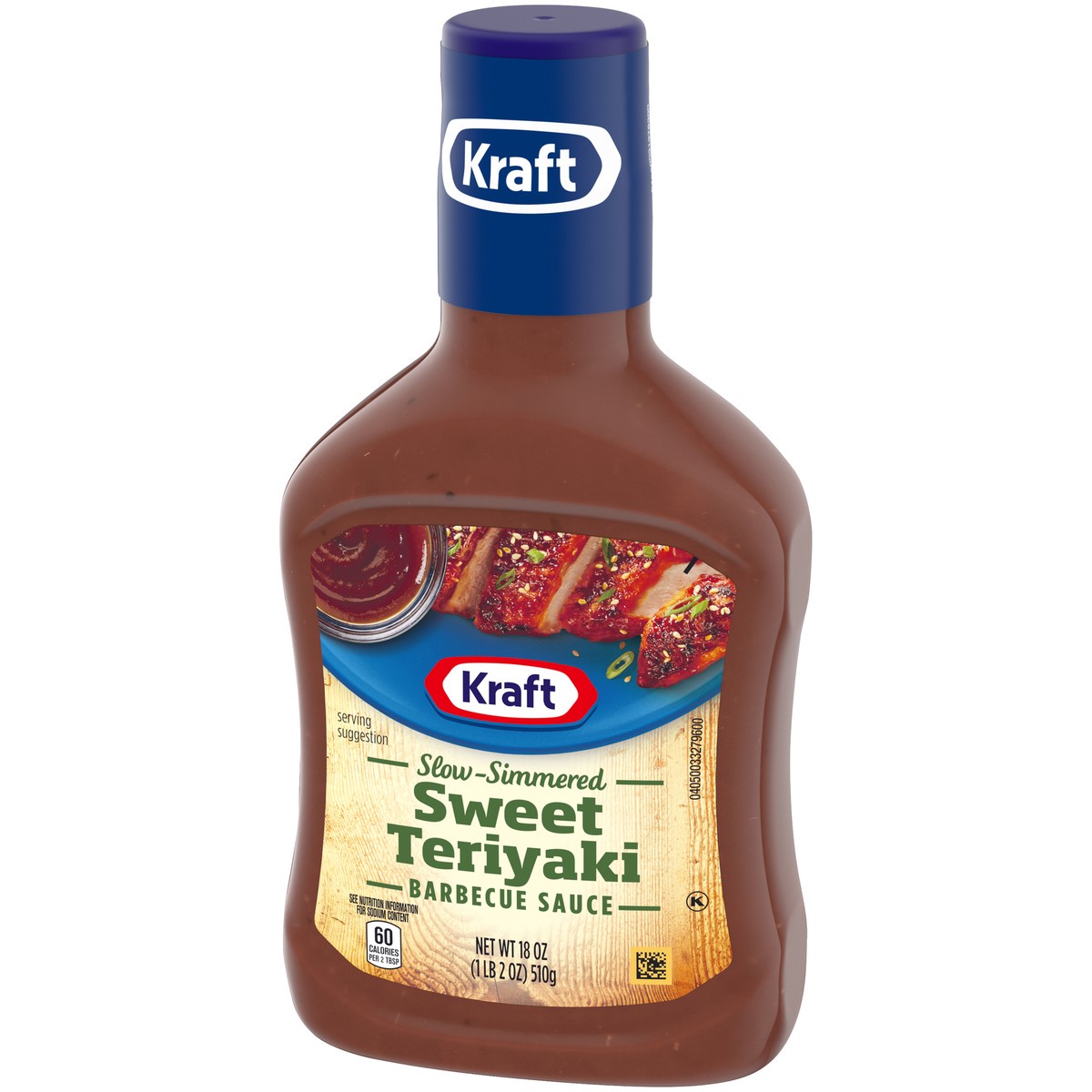 slide 4 of 9, Kraft Sweet Teriyaki Slow-Simmered Barbecue Sauce, 18 oz Bottle, 18 oz