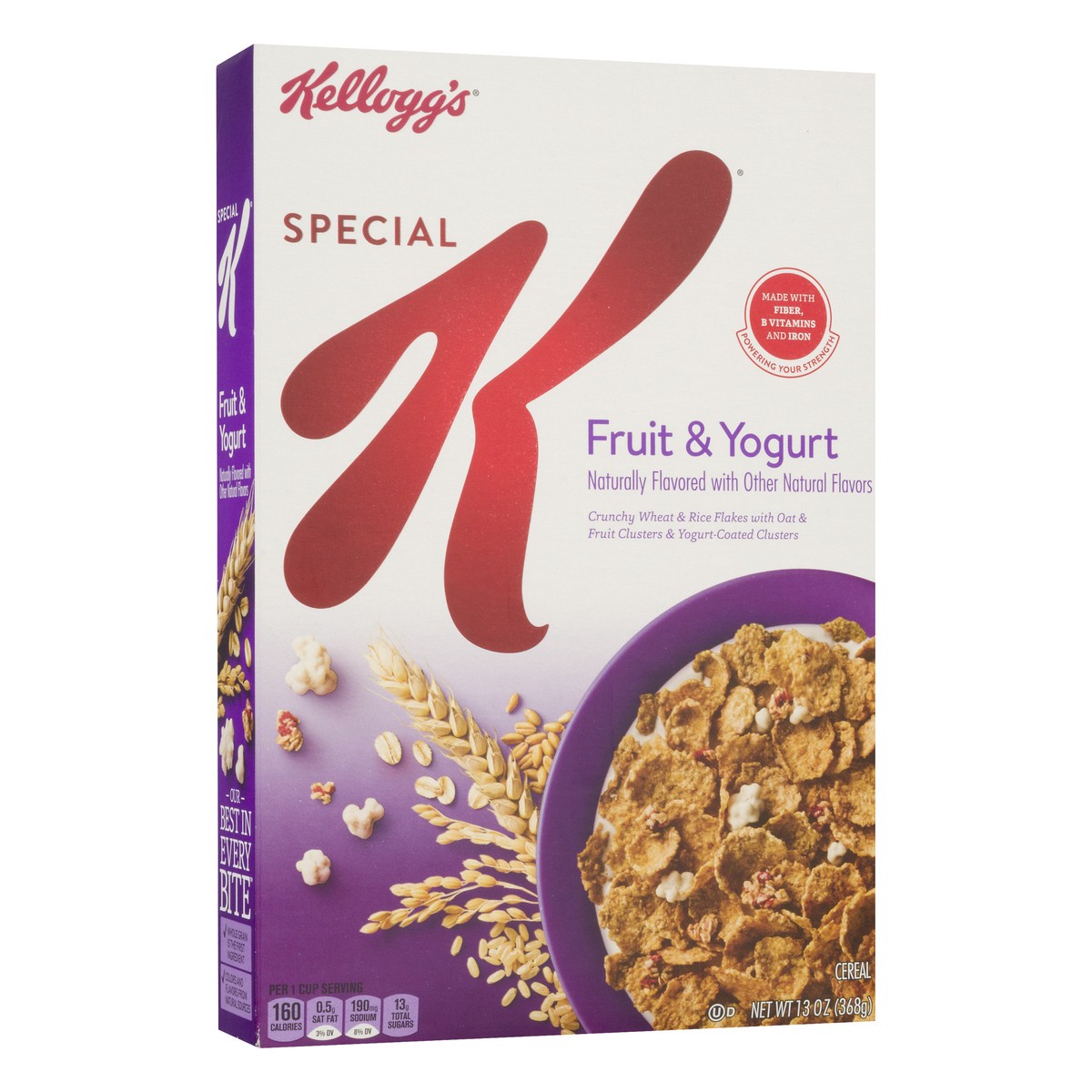 slide 7 of 9, Kellogg's Special K Fruit & Yogurt Breakfast Cereal, 13 oz
