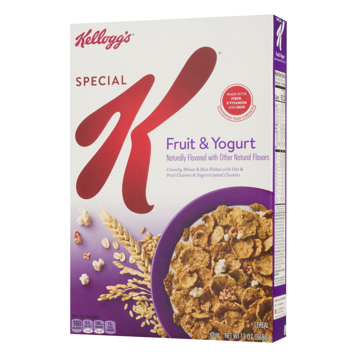 slide 2 of 9, Kellogg's Special K Fruit & Yogurt Breakfast Cereal, 13 oz