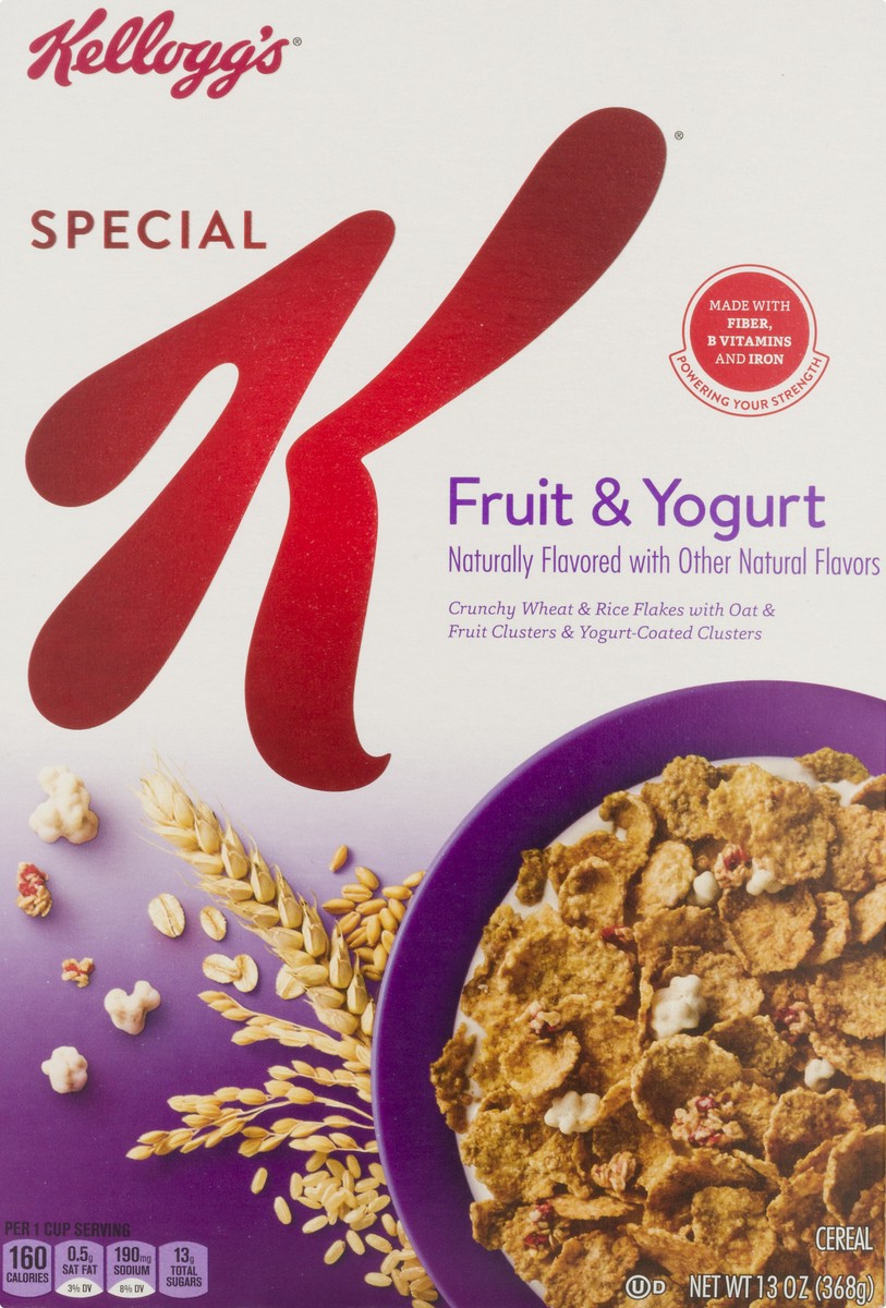 slide 4 of 9, Kellogg's Special K Fruit & Yogurt Breakfast Cereal, 13 oz