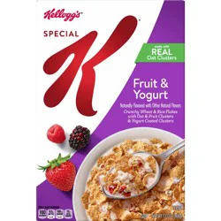 Kellogg's Special K Breakfast Cereal, Family Breakfast, Fiber Cereal, Fruit and Yogurt, 13oz Box (1 Box)