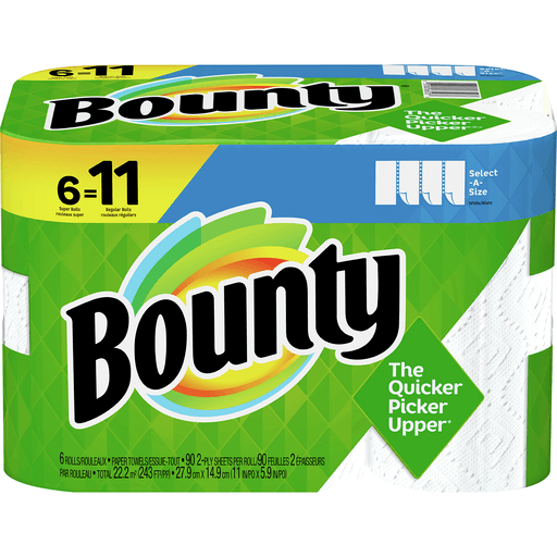 slide 1 of 1, Bounty Select-A-Size Paper Towels, 606 ct