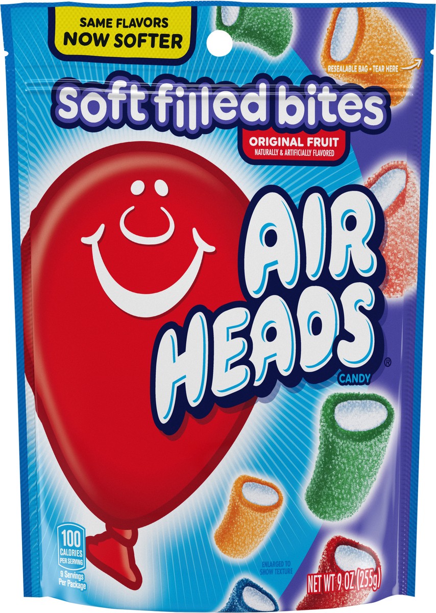 slide 2 of 3, Airheads Soft Filled Bites, 9 Oz, 1 ct