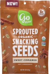 Go Raw Sweet Cinnamon Sprouted Snacking Seeds 4 oz