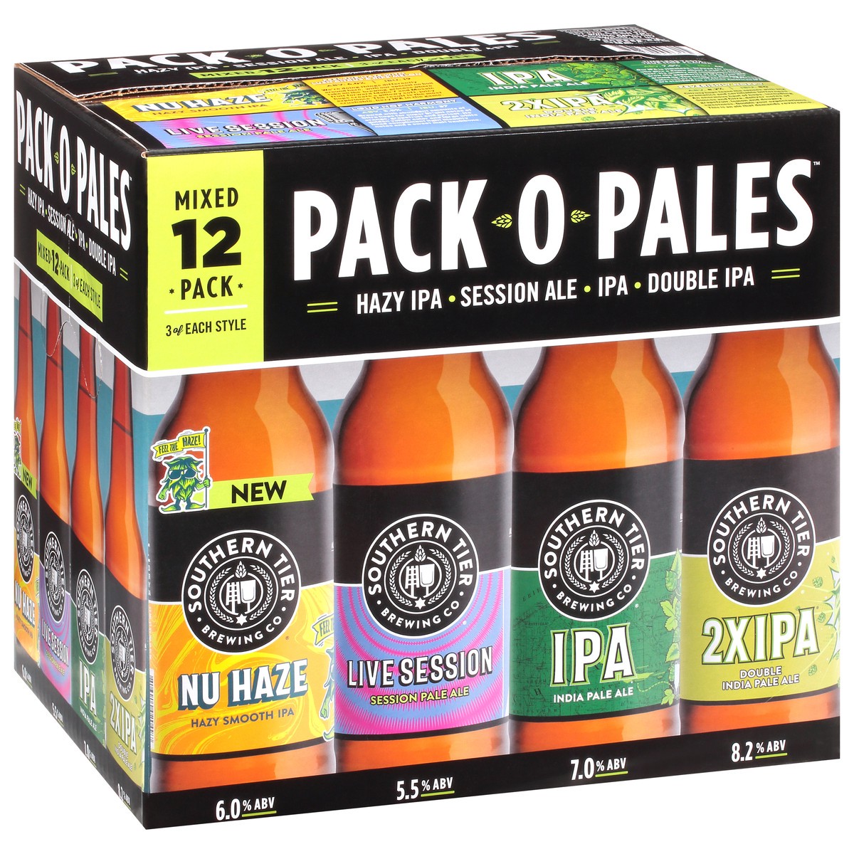 slide 2 of 9, Southern Tier Brewing Co. Mixed 12 Pack Pack O Pales Beer 12-12 fl oz Bottles, 12 ct