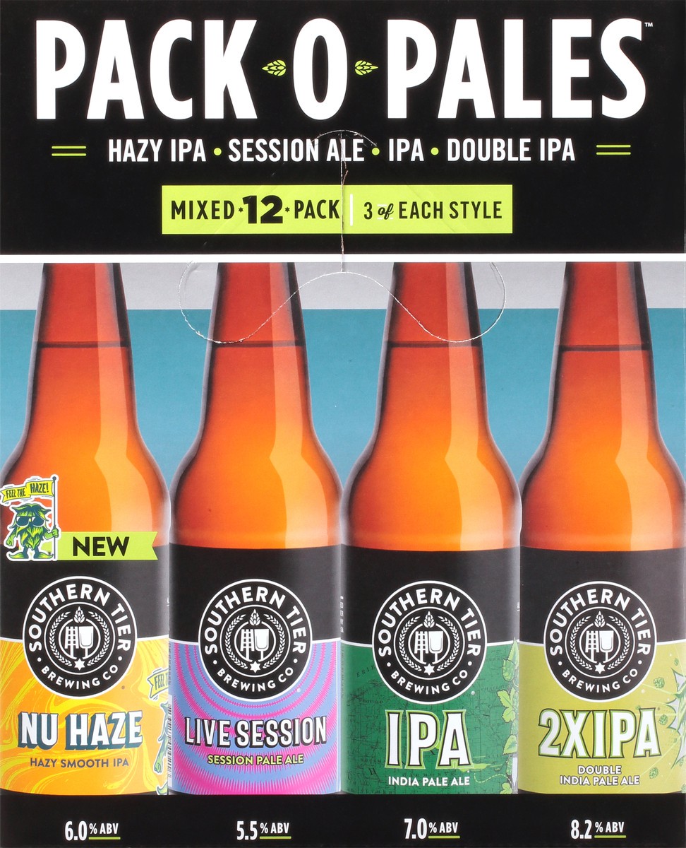 slide 8 of 9, Southern Tier Brewing Co. Mixed 12 Pack Pack O Pales Beer 12-12 fl oz Bottles, 12 ct