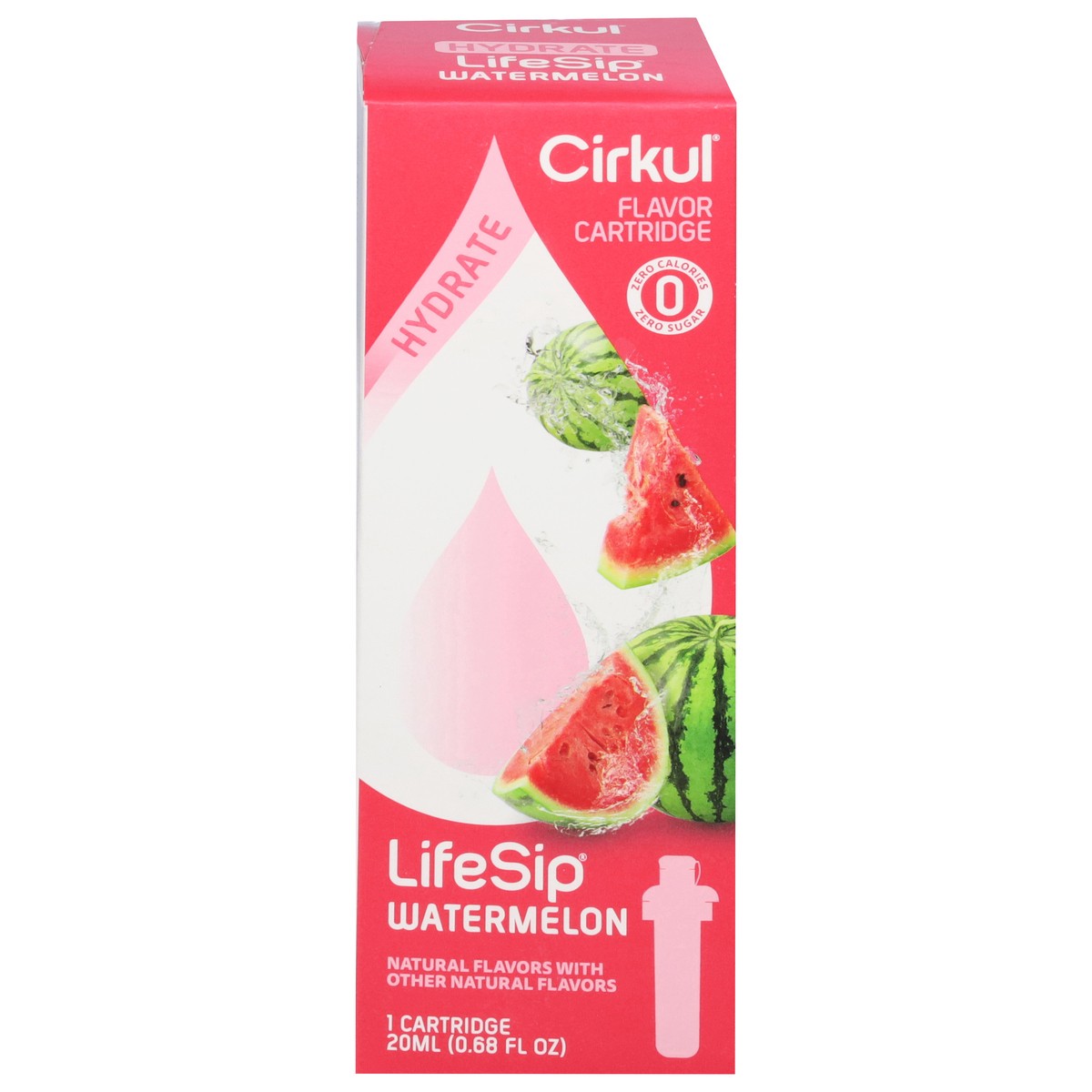 slide 3 of 13, Cirkul LifeSip Hydrate Watermelon Flavor Cartridge 1 ea, 1 ct
