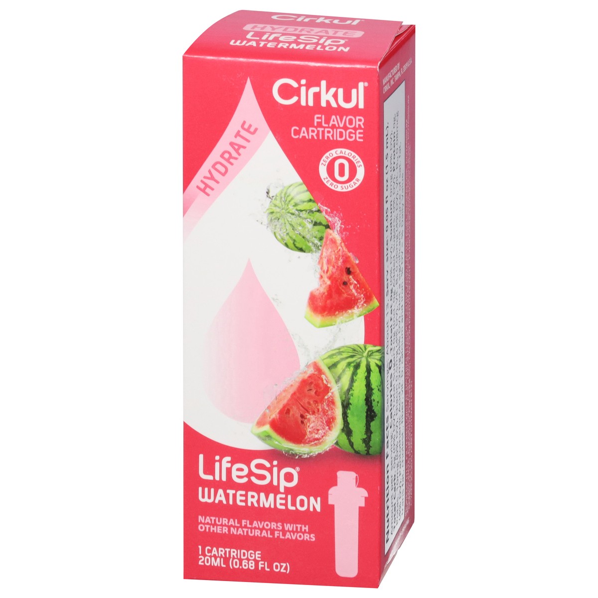 slide 4 of 13, Cirkul LifeSip Hydrate Watermelon Flavor Cartridge 1 ea, 1 ct