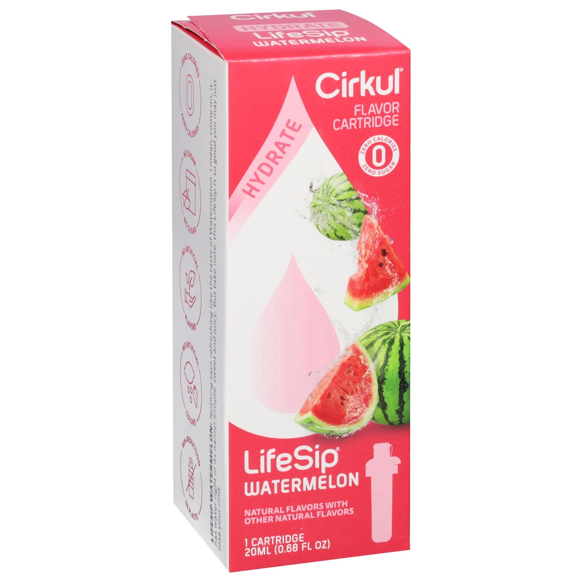 slide 6 of 13, Cirkul LifeSip Hydrate Watermelon Flavor Cartridge 1 ea, 1 ct