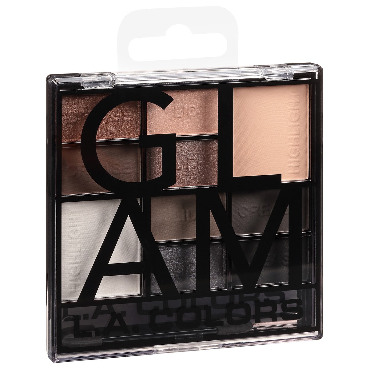 slide 2 of 9, L.A. Colors Cool Color Block Eye Shadow Palette, 0.56 oz