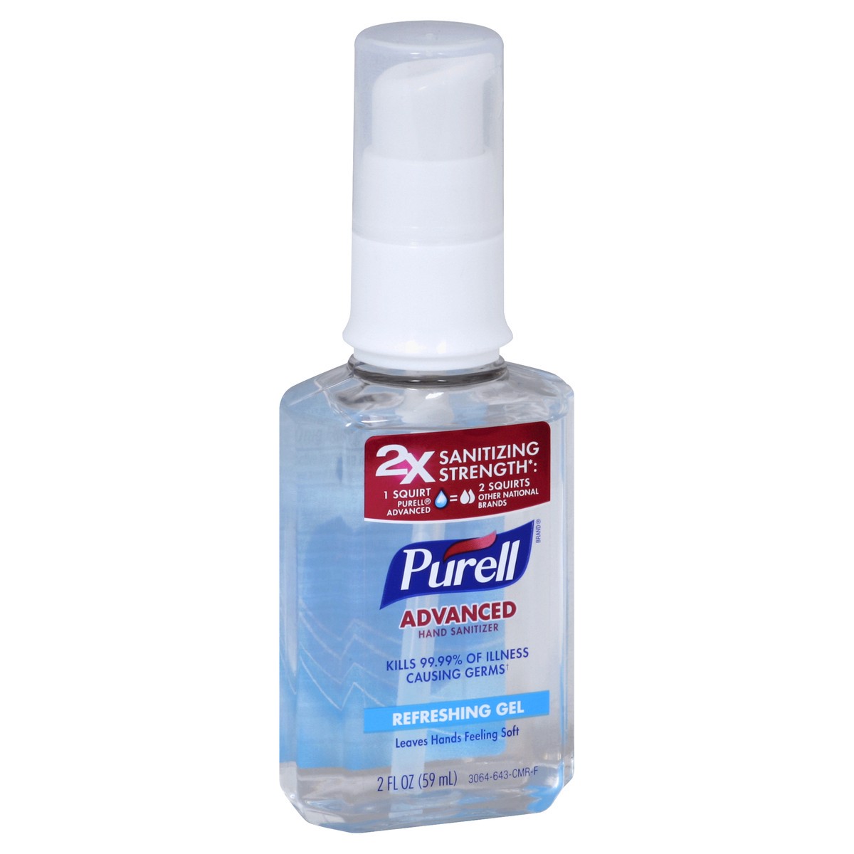 slide 1 of 1, PURELL Hand Sanitizer, Advanced, Refreshing Gel, 2 oz