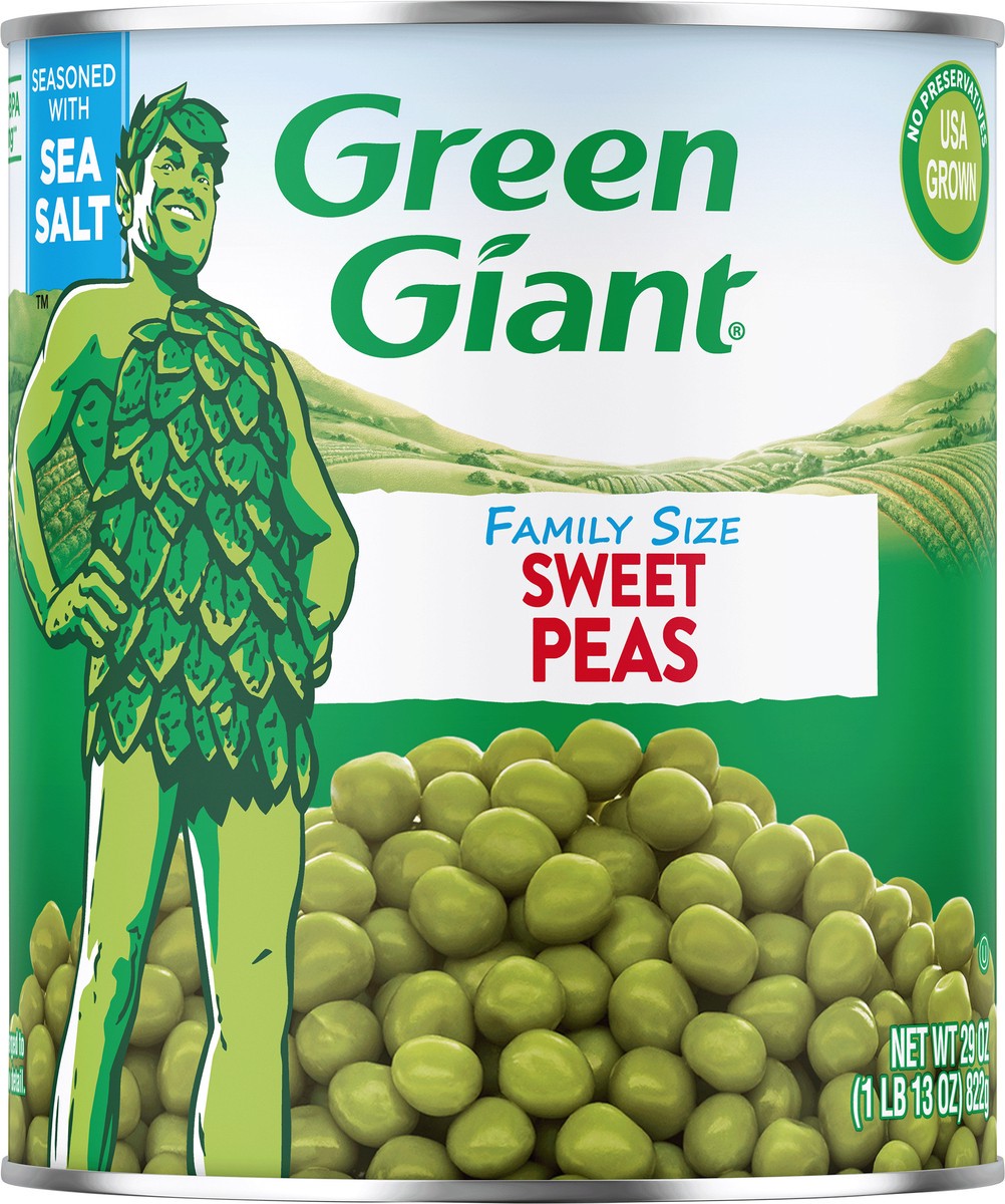 slide 4 of 9, Green Giant Family Size Sweet Peas, 29 oz