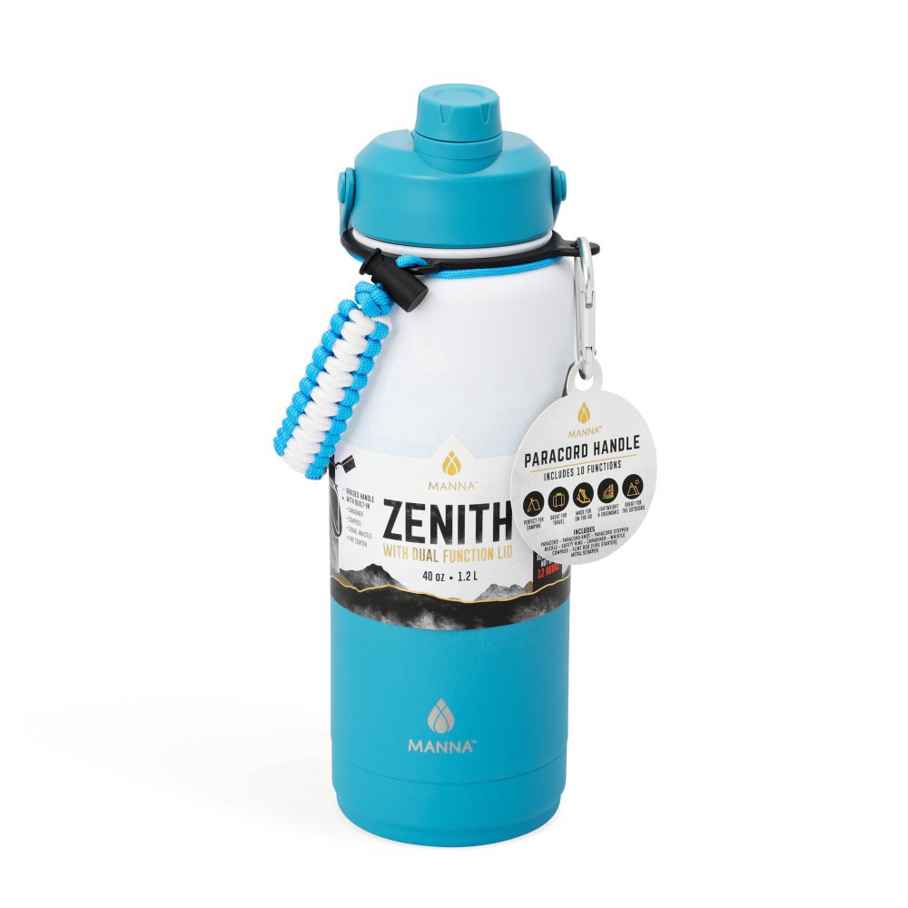 slide 3 of 4, Core Home Zenith Bottle - Teal Ombre, 40 oz