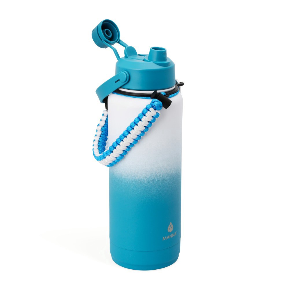 slide 4 of 4, Core Home Zenith Bottle - Teal Ombre, 40 oz