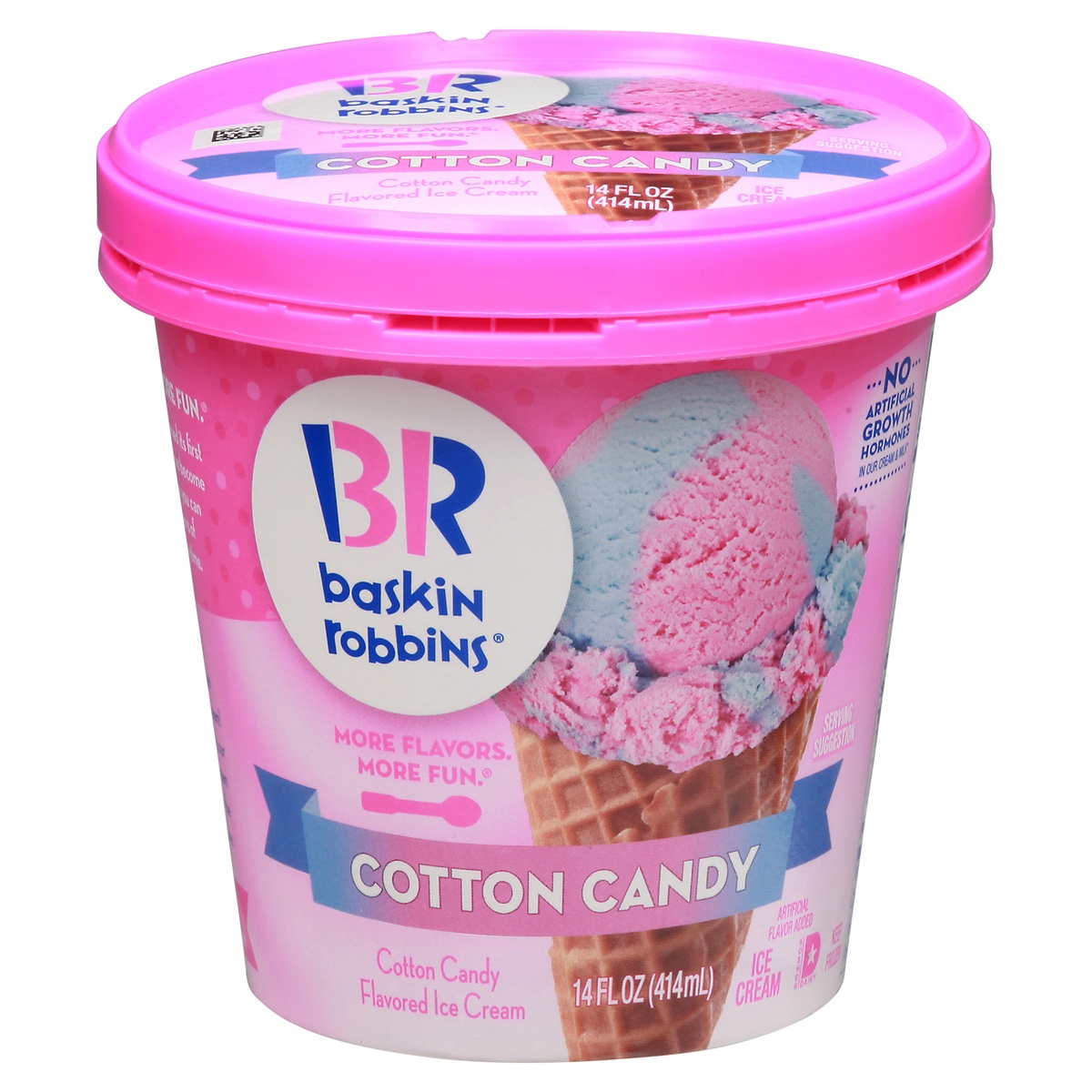 slide 1 of 5, Baskin-Robbins Cotton Candy Ice Cream - 14oz, 14 fl oz