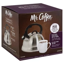 Mr. Coffee Tea Kettle, Whistling, 1.75 Quarts