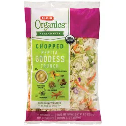 H-E-B Organics Chopped Salad Kit - Pepita Goddess Crunch