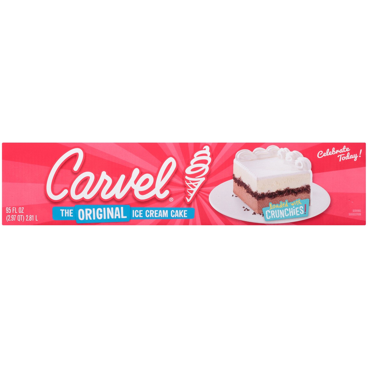 slide 7 of 7, Carvel Sheet Ice Cream Cake, Confetti, 95 fl oz, 95 fl oz