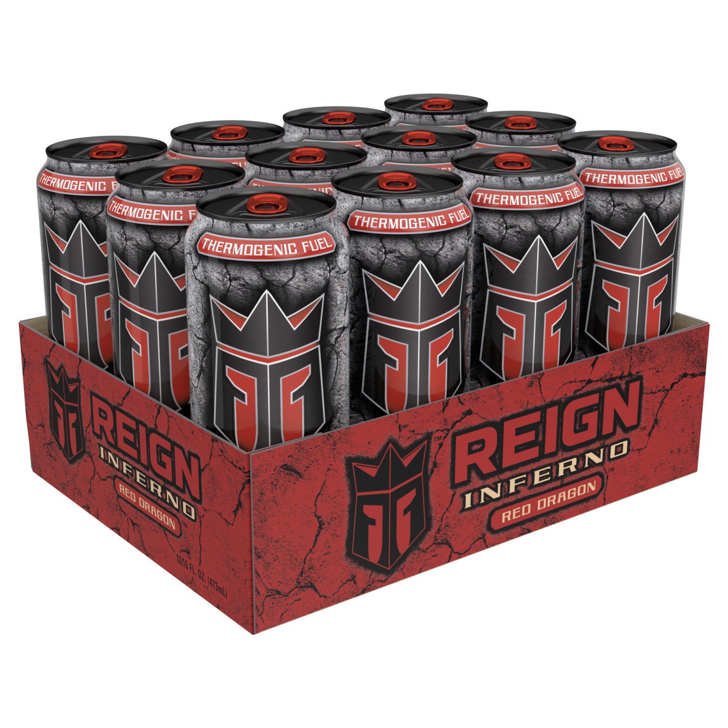 slide 3 of 5, Reign Inferno Red Dragon, Thermogenic Fuel, 16 oz