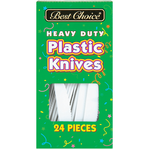 slide 1 of 1, Best Choice Heavy Duty Knives, 24 ct