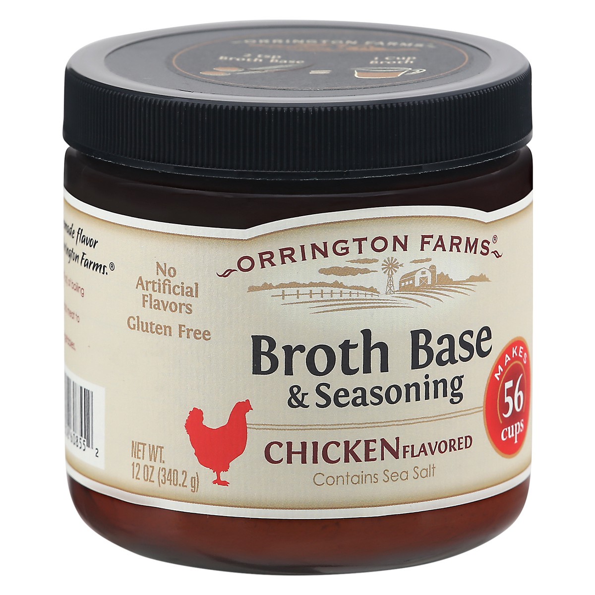 slide 7 of 9, Orrington Farms Chicken Flavored Broth Base & Seasoning 12 oz Jar, 12 oz