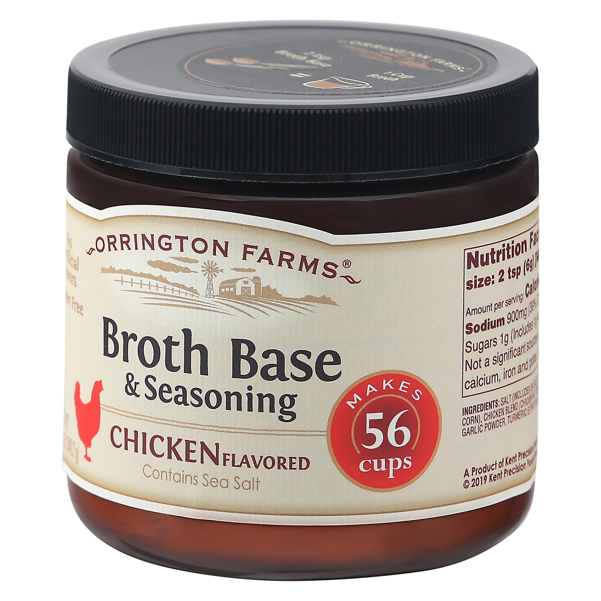 slide 6 of 9, Orrington Farms Chicken Flavored Broth Base & Seasoning 12 oz Jar, 12 oz