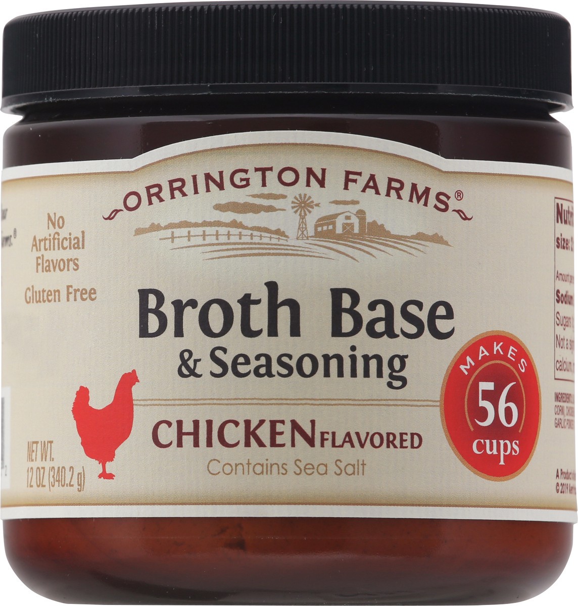 slide 8 of 9, Orrington Farms Chicken Flavored Broth Base & Seasoning 12 oz Jar, 12 oz