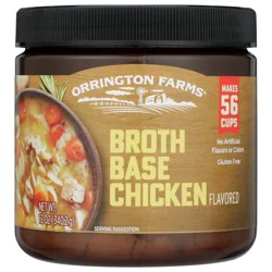 Orrington Farms Chicken Flavored Broth Base & Seasoning 12 oz Jar