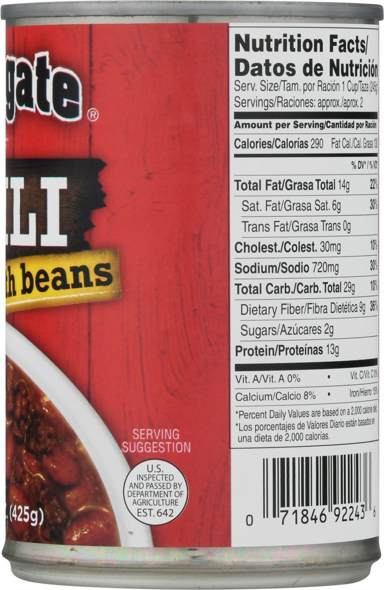 slide 4 of 13, Southgate All Beef Chili with Beans 15 oz, 15 oz