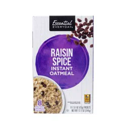 Essential Everyday Raisin and Spice Instant Oatmeal