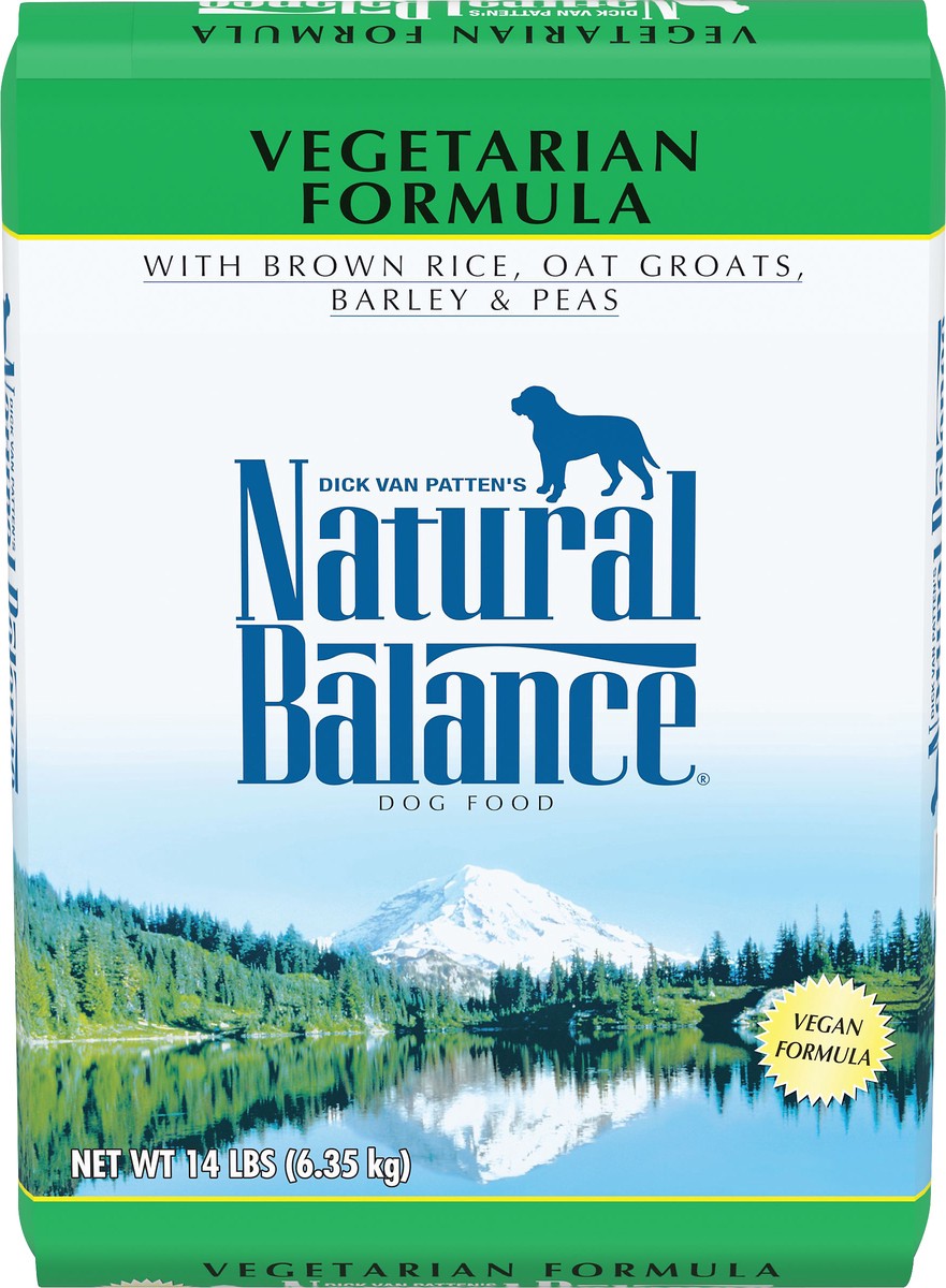 slide 2 of 7, Natural Balance Vegetarian Formula Dog Food 14 lb, 14 lb