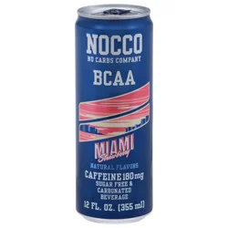 Nocco BCAA Miami Strawberry Energy Drink - 12 fl oz