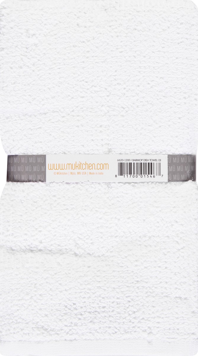 slide 3 of 9, MÜkitchen Bar Mop Dishtowels 3 ea, 3 ct