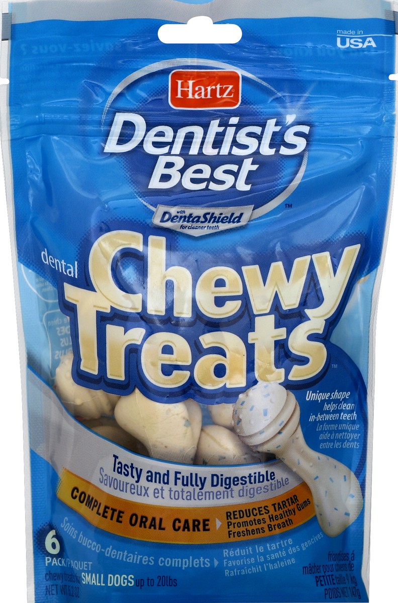 slide 2 of 2, Hartz Chewy Treats 6 ea, 6 ct