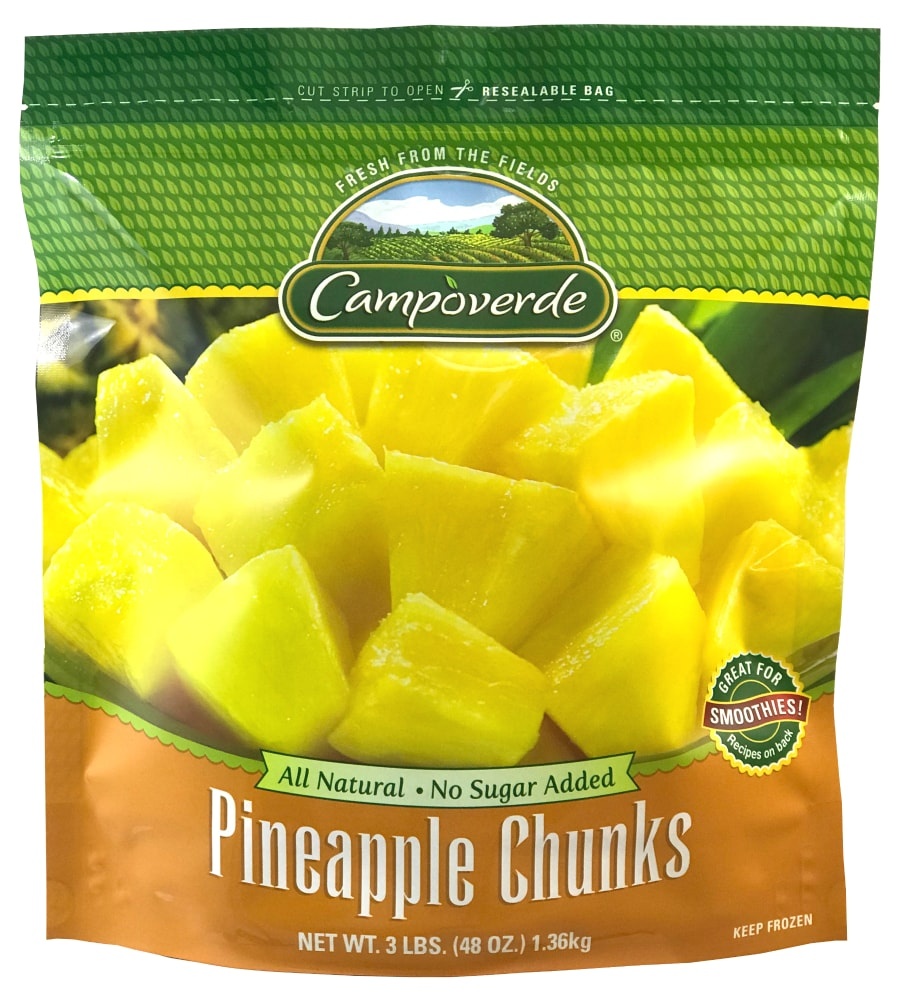 slide 1 of 1, Campoverde Pineapple Chunks Frozen Fruit, 3 lb