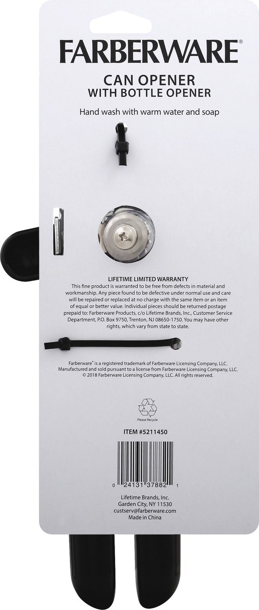 slide 2 of 9, Farberware Professional Can Opener with Bottle Opener 1 ea, 1 ct