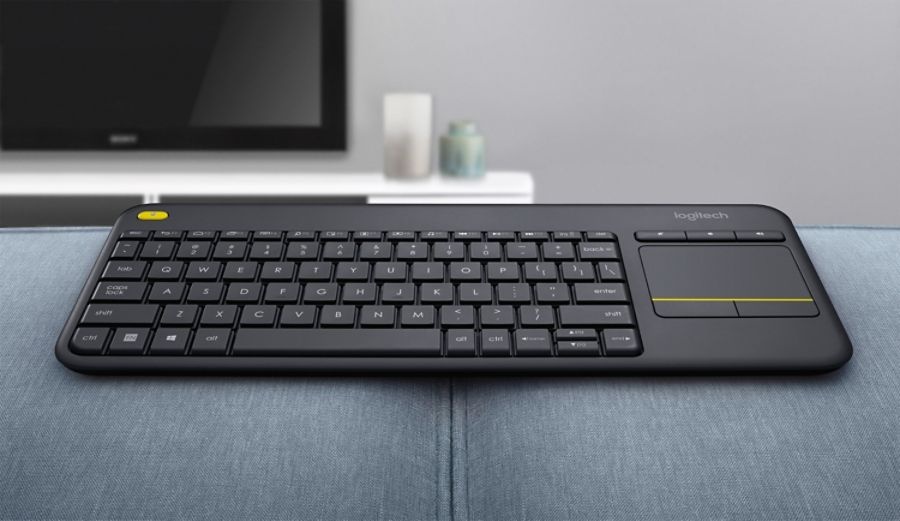 slide 3 of 10, Logitech Professional Wireless Touch Keyboard - Charcoal, 1 in x 14 in x 6 in