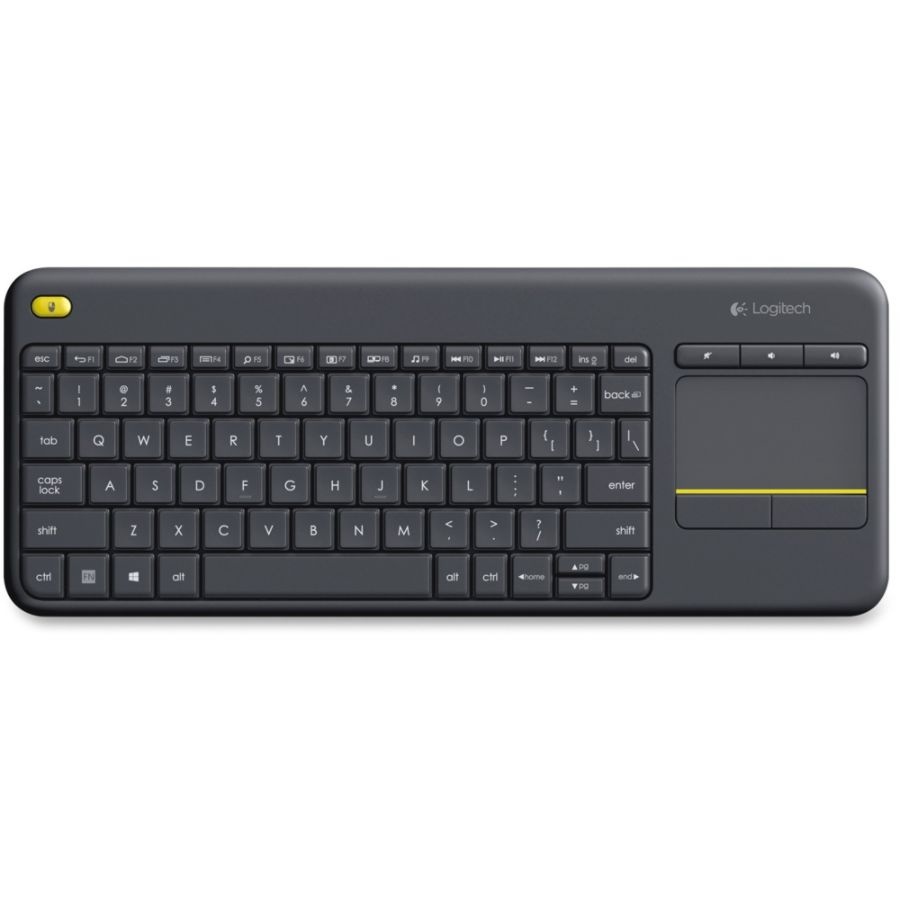 slide 7 of 10, Logitech Professional Wireless Touch Keyboard - Charcoal, 1 in x 14 in x 6 in