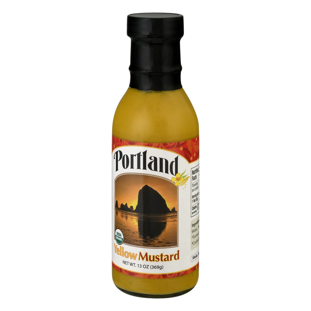 slide 3 of 9, Portland Yellow Mustard 13 oz, 