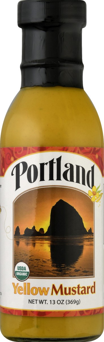 slide 6 of 9, Portland Yellow Mustard 13 oz, 