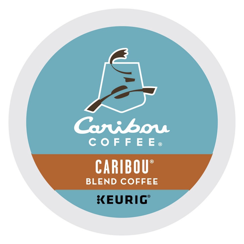 slide 2 of 9, Caribou Coffee Blend, Keurig Single-Serve K-Cup Pods, Medium Roast Coffee, 24 Count, 24 ct