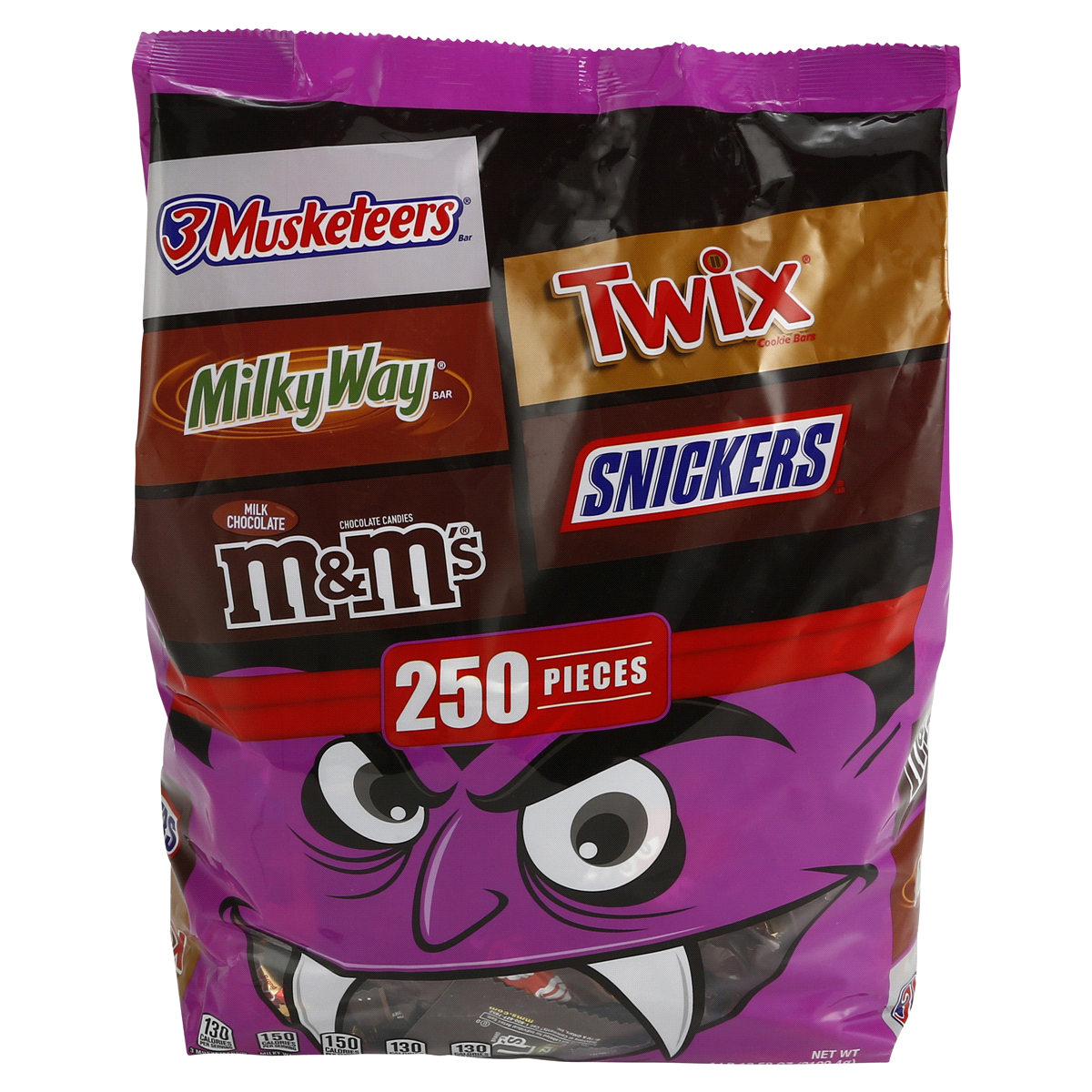 slide 1 of 1, Mars Chocolate Halloween Candy Variety Mix 77.58-Oz 250-Piece, 77.5 oz