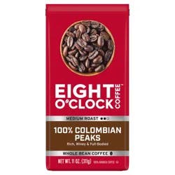 Eight O'Clock Coffee Eight O'Clock Colombian Peaks Whole Bean Coffee 11 oz. Bag