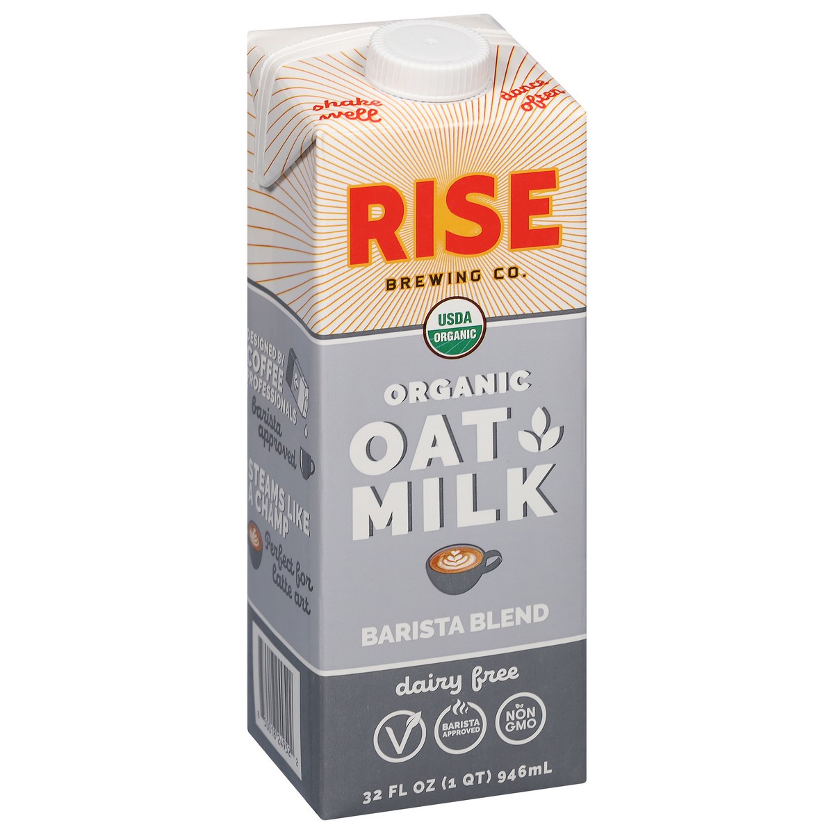 slide 2 of 9, RISE Brewing Co. RISE Oat Milk - Barista Blend, 32 fl oz