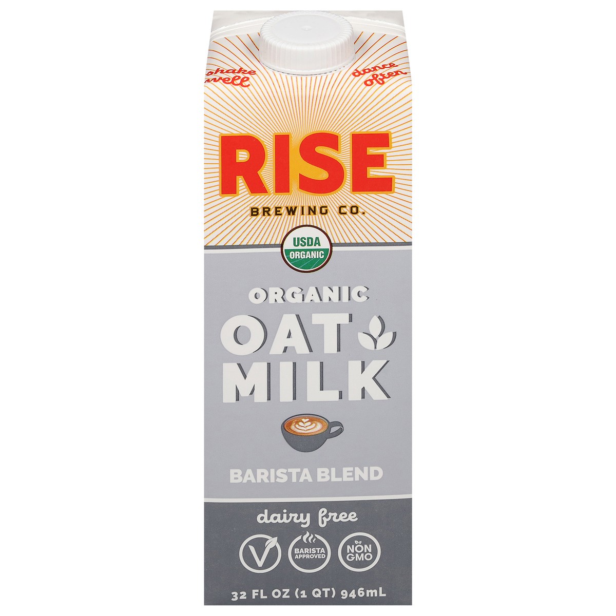 slide 1 of 9, RISE Brewing Co. RISE Oat Milk - Barista Blend, 32 fl oz