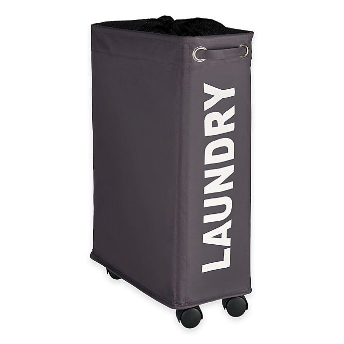 slide 1 of 3, Wenko Corno Laundry Bin - Grey, 1 ct