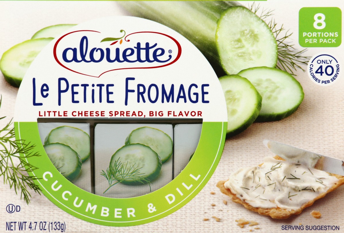 slide 2 of 4, Alouette Le Petite Fromage Cucumber & Dill Cheese Spread, 4.7 oz